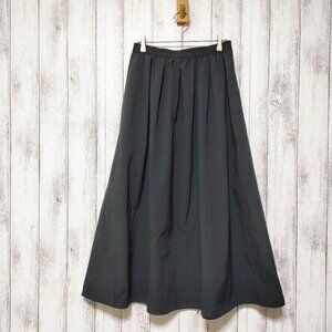 Fonice Side Pleated Narrow Skirt Black